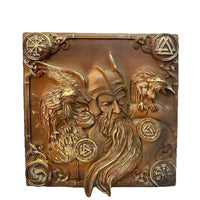 Viking Mythology Odin Thor Raven Wall Decor Resin Craft