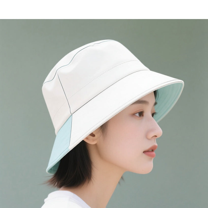 Women's Reversible Wide Brim Bucket Hat, UV Protection Sun Hat for Outdoor Travel