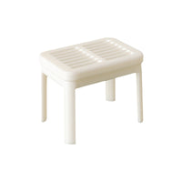 Dollhouse Miniature Vanity Stool Bathroom Seat Dining Chair Model Furniture