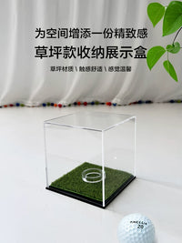 Clear Acrylic Display Case for Golf, Baseball, Tennis, and Table Tennis Balls - Dustproof Collector's Box