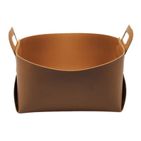 PU Leather Double-Sided Storage Box for Home Organization