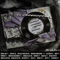 DIY Vinyl Record Ita Bag Decoration Kit with Accessories and Background Props