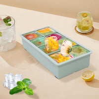 Hot Selling 8-Grid Ice Cube Tray Food Grade Low Temperature Resistant Quick Release with Lid Stackable Anti-Odor for Home Use