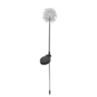 Solar Powered Dandelion Sphere Garden Stake Lights, Aluminum Wire Reed Lamp for Outdoor Villa Courtyard Lawn Decor