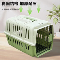 Pet Carrier for Cats and Small Dogs, Portable Travel Crate for Car and Airline Transport
