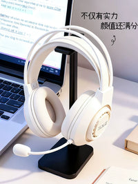 USB Headset with Built-in Sound Card and Microphone for English Listening & Speaking Exams