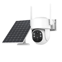 Solar Powered 360° Outdoor WiFi Security Camera with Remote Monitoring