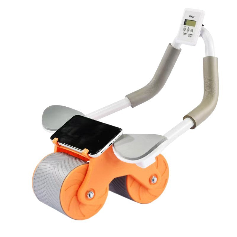 Automatic Rebound Abdominal Wheel with Elbow Support for Core Training