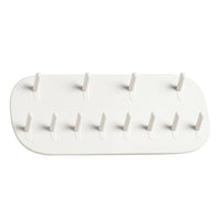 Wall-Mounted Jewelry Organizer Hooks for Rings, Earrings, and Necklaces - Punch-Free Adhesive Holder