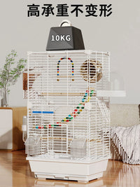 Decorative Parrot Cage for Small to Medium Birds, Household Luxury Enclosure