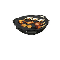 Indoor Outdoor Charcoal Grill and Tea Stove Set for Camping and BBQ