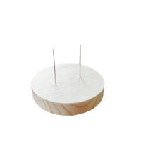 Wooden Doll Display Stand for Crocheted & Knitted Figurines, Beaded Crafts, and Yarn Dolls