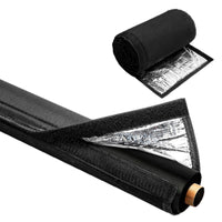 HVAC Copper Pipe Insulation Cover, 3-Layer Waterproof Sunscreen High-Temperature Resistant Oxford Cloth Protective Sleeve for Air Conditioner Lines