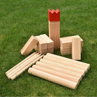 Wooden KUBB Outdoor Team Building Throwing Game King and Soldiers Lawn Park Fun Leisure Sports Toy