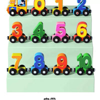 Magnetic Number Train Building Blocks for Kids, Educational Toy for Toddlers 1-6 Years Old