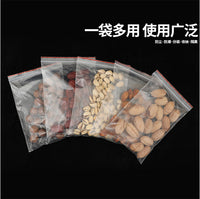 Clear PE Self-Sealing Stand-Up Bags for Food, Jewelry, and Apparel Packaging