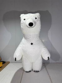 Giant Inflatable Polar Bear Mascot Costume for Events