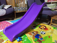 Kids' Indoor Slide with Straight and Wavy Chutes, 3-in-1 Toddler Play Slide for Home
