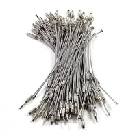 Steel Wire Rope Keychain Loop with PVC Coating for Luggage Tags and Key Rings