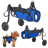 Pet Dog Wheelchair for Rehabilitation and Walking Assistance - Adjustable Mobility Cart for Disabled Dogs