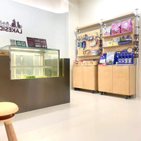 Modern Stainless Steel Birch Plywood Display Cabinet with Pegboard for Retail Stores