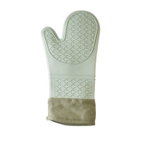 Extra Long Thickened Silicone Oven Mitts for Baking Grilling and Microwave