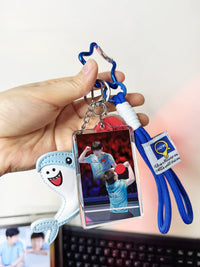 Sun Yingsha Table Tennis Racket Keychain Pendant - Macau World Cup Champion Commemorative Double-Sided Signature