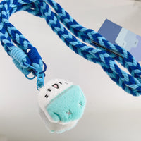 Sweet Ins Parrot Plush Doll Pendant with Crossbody Lanyard for Phone Case or Bag
