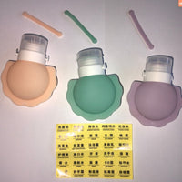 Silicone Travel Bottles for Shampoo, Lotion, and Toiletries - Portable Refillable Containers