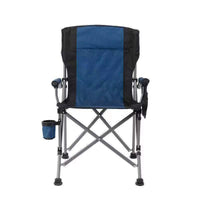 Portable Folding Camping Chair with Armrest, Cup Holder, and Side Pocket for Outdoor Fishing, Picnics, and Beach