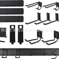 Heavy-Duty Garage Tool Storage Rack Wall Mount, Garden Tool Organizer System with 8 Adjustable Hooks
