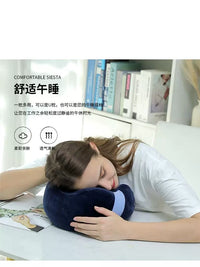 Memory Foam U-Shaped Neck Pillow for Travel and Office Naps