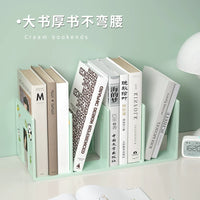 Minimalist Metal Bookends for Desk Organization and Support