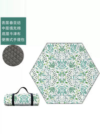 Ultrasonic Hexagonal Outdoor Picnic Mat Camping Tent Ground Pad Moisture-proof