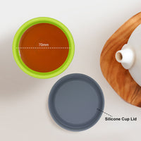 Collapsible Silicone Travel Cup for Outdoor Sports and Camping - Portable Mini Folding Water Bottle