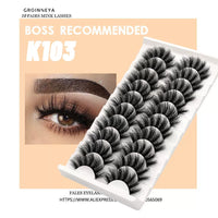 3D Eyelashes Natural Look False Eyelashes for E-Girl Makeup