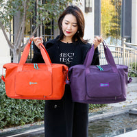 Foldable Lightweight Travel Duffel Bag - Waterproof Large Capacity Handbag for Students