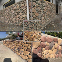 Faux Cobblestone Slate Wall Tiles for Outdoor Villa and Garden Landscaping