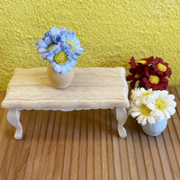1:12 Scale Dollhouse Miniature Chamomile Daisy Ceramic Ornament for OB11 BJD Dolls