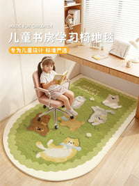 Kids' Study Room Chair Mat Soundproof Carpet for Desk and Swivel Chairs