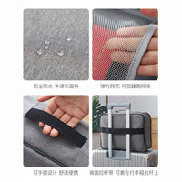 Multi-layer Travel Document Organizer Bag with Lock