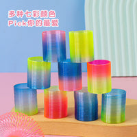 Mini Rainbow Spring Coil Toy for Kids