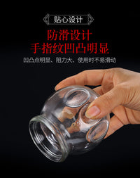 Thickened Glass Cupping Therapy Set for Professional and Home Use