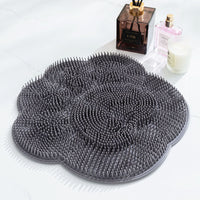 Foot Scrubber Mat for Shower, Exfoliating Foot Massager with Suction Cups, Large Lazy Back Scrubber
