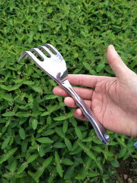 Mini Garden Tool Set: Magnesium Aluminum Alloy Trowel & Rake for Potted Plants & Gardening