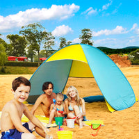 Pop-Up UV Protection Beach Tent for 3-4 People