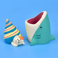 Zakka Ocean Series Shell Snail Cat Miniature Aquarium Scene Decor Resin Figurine Gift