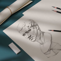 8K Sketch Paper for Art Students, Thickened Watercolor and Gouache Paper, A4 Drawing Paper for Kindergarten and Students