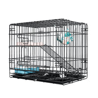 Foldable Indoor Cat Cage with Accessories for Small to Large Cats