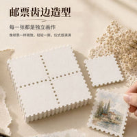 Perforated Watercolor Paper Bookmarks, 300gsm Fine Grain Art Paper for Hand-Painting